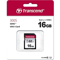 Transcend 300S SDHC 16GB 95MB/s - High-Speed Storage for Your Digital Needs